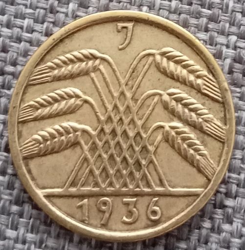 5 рейхспфеннигов 1936 J