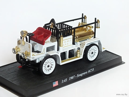 Seagrave AC53 Fire Engine "Liverpool Fire Brigade" (1907) - Del Prado, 1:43