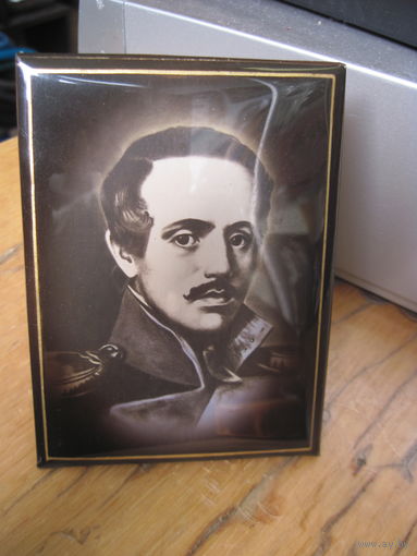 Плакетка настольная М.Ю. Лермонтов.