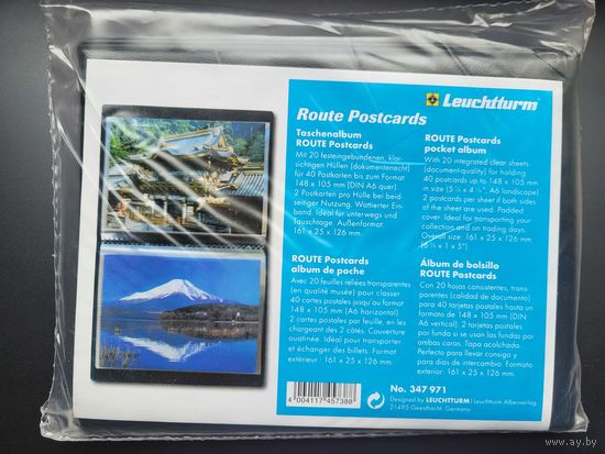 Альбом для почтовых открыток и банкнот Leuchtturm ROUTE 40 ячеек 148 * 105 мм! Германия, Лёйхтурм! ВОЗМОЖЕН ОБМЕН!