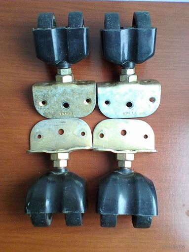 Четыре Мебельных Колеса/Ролика - Одним Лотом.