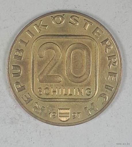 Австрия 20 шиллингов 1997  850 лет Собору Святого Стефана