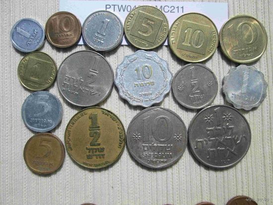 16 монет Израиля