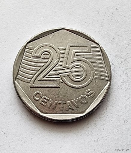 Бразилия 25 сентаво, 1995