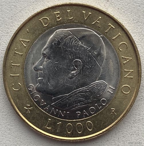 Ватикан 1000 лир 2001 г.