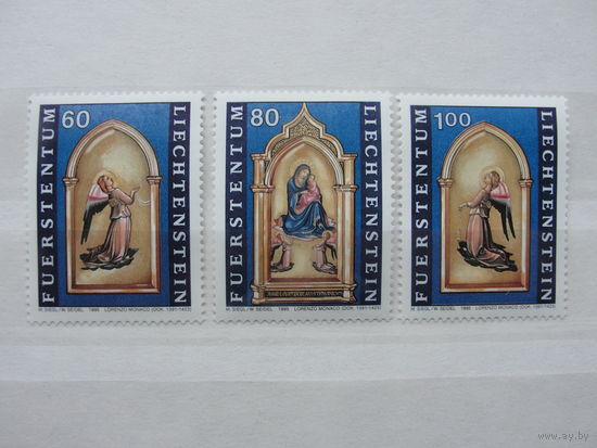 Продажа коллекции с 1 рубля! Почтовые марки Лихтенштейна.