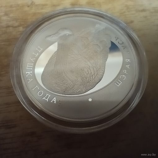 Серый гусь, Шэрая гусь, 2009 год, 10 рублей.