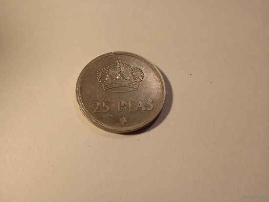 Испания 25 песет 1975г