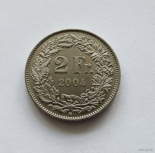 Швейцария 2 франка, 2004