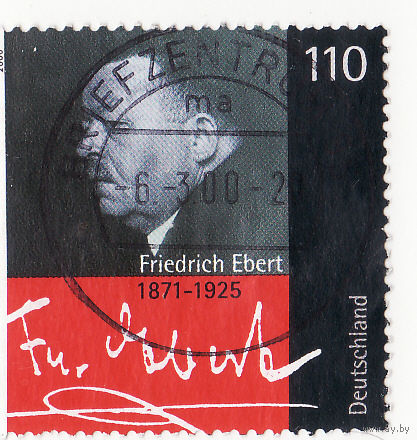 Фридрих Эберт 1871-1925 2000 год