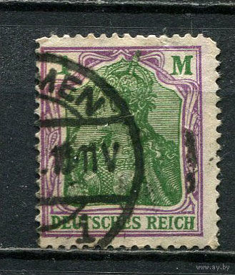Рейх (Веймарская республика) - 1920/1921 - Аллегория 1M - [Mi.150] - 1 марка. Гашеная.  (Лот 21JK)-TG2P36