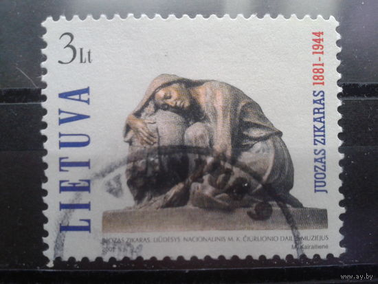 Литва 2001 Скульптура Михель-2,5 евро гаш