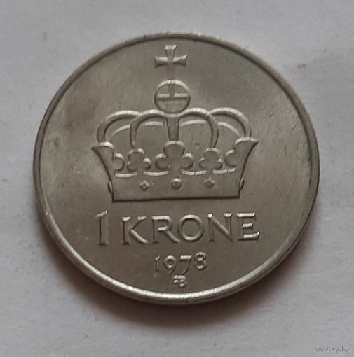 1 крона 1978 г. Норвегия