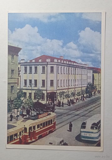 Открытка Витебск здание центральной почты 1962 год тираж всего 17000 фото Ананьиных