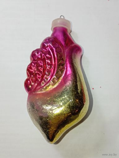 Игрушка на ёлку , Жар Птица , винтаж , стекло , СССР . С 5 рублей