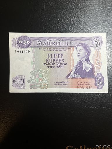 Маврикий 50 рупий ND 1967 год (912)