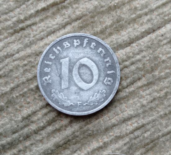 Werty71 Германия 10 пфеннигов 1947 F Редкая