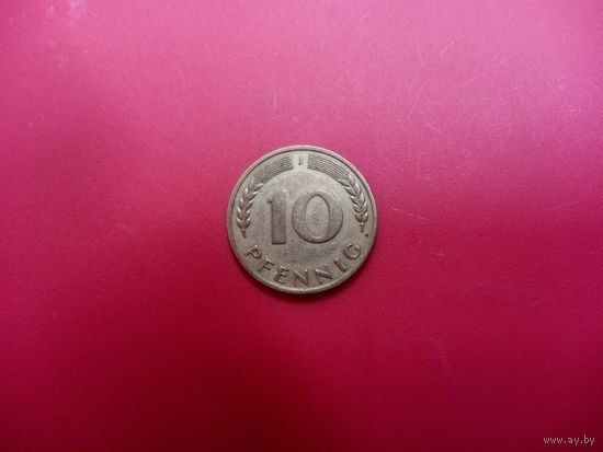 10 пфеннигов 1950 J Германия