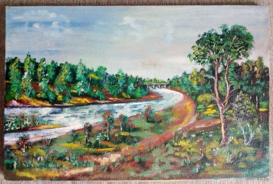 Картина. Масло. 38х59 см.