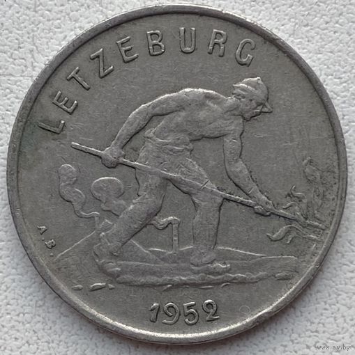 Люксембург 1 франк 1952 г. Цена за 1 шт.