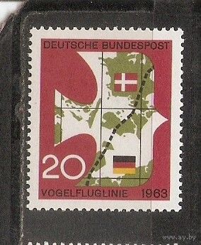 КГ ФРГ 1963 Карта