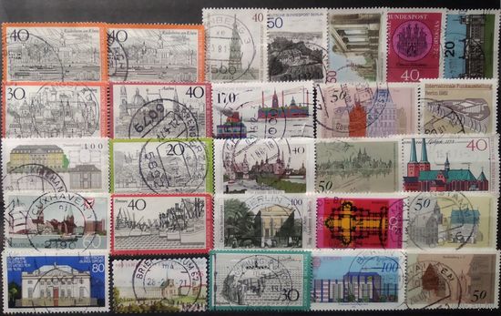 Набор марок АРХИТЕКТУРА\983\ 27ШТ