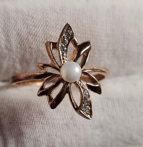 Кольцо перстень серебро 925, С РУБЛЯ! МНОГО ЛОТОВ С РУБЛЯ! лот#13