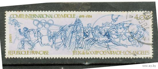 Франция.Спорт.Олимпийские игры.Лос-Анжелес.1984.