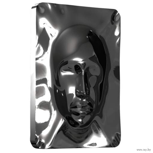 Ниуэ 5 долларов 2022г. "Азиатские мифы - Зеркальные люди". Black Proof. Монета в капсуле; деревянном подарочном футляре; сертификат; коробка. СЕРЕБРО 62,20гр.(2 oz).