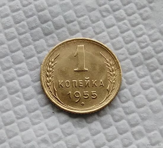 1 копейка. 1955 год .СССР #2