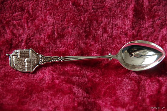 Ложка с серебрением сувенирная коллекционная  В3