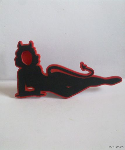 Прикольная фоторамка "Девушка", рамка винил