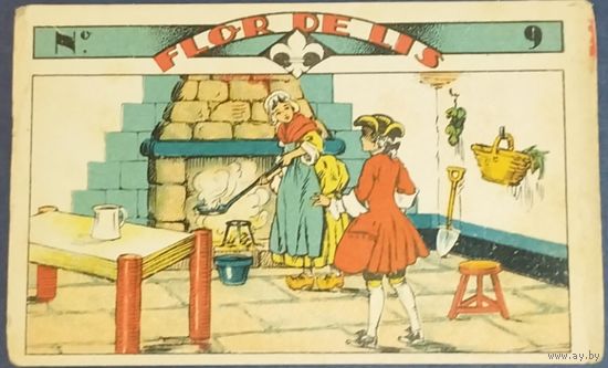 Иллюстрация к сказке. Вкладыш в шоколад. Испания. До 1917