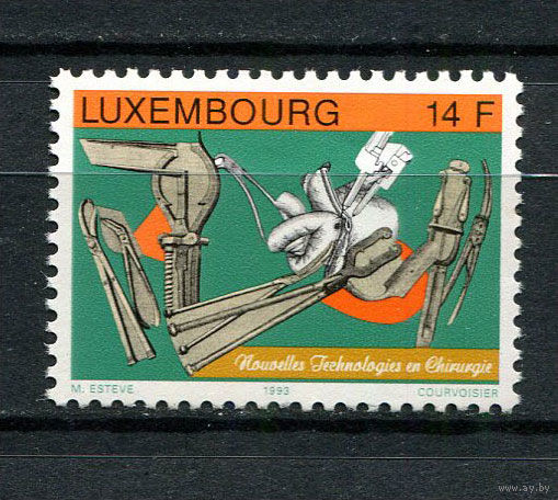 Люксембург - 1993 - Технологии в хирургии - [Mi. 1323] - полная серия - 1 марка. MNH.  (Лот 224AG)