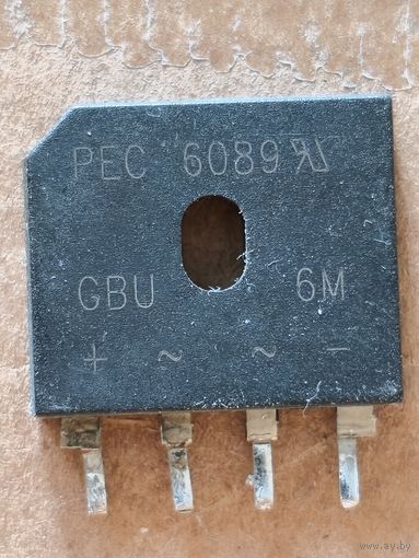 Диод, GBU6M, Диодный мост 6А 1000В [GBU] ( замена KBU6M, KBU610, RS607)