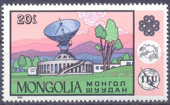 Монголия космос антенна связь