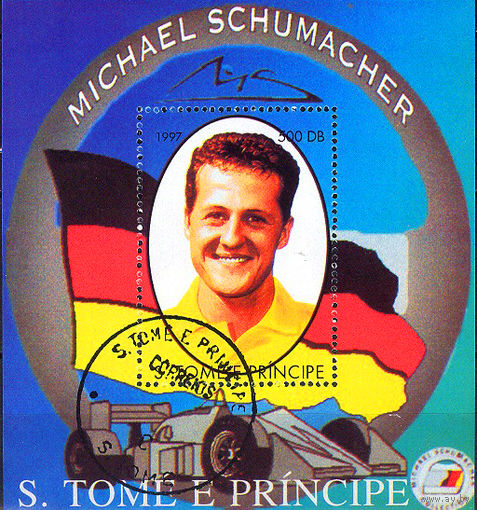 1997 Сан Томе и Принсипе. Михаэль Шумахер