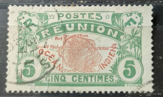 Реюньон 1907г. Французские колонии