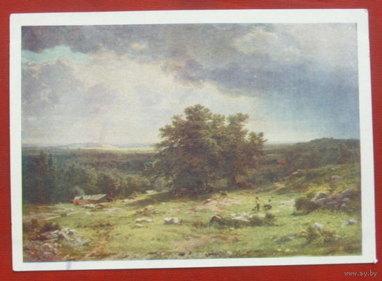Шишкин. Вид в окрестностях Дюссельдорфа. Чистая. 1958 года. 1991.