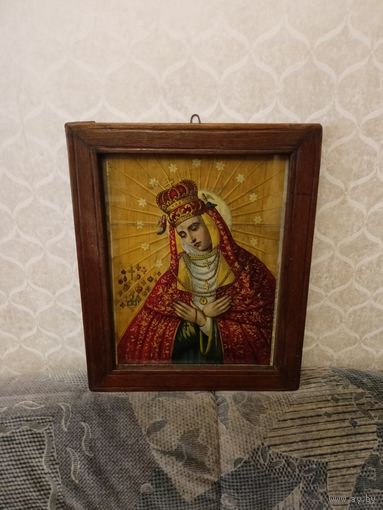 Литография старинная католическая