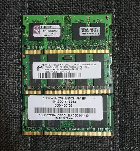 Оперативная память DDR2 2GB