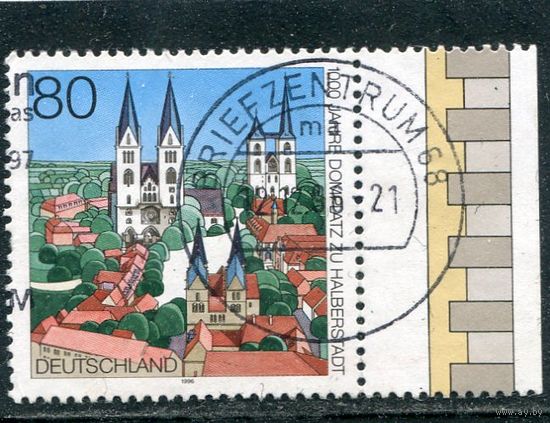 Германия. Соборная плпщадь в Хальберштадт