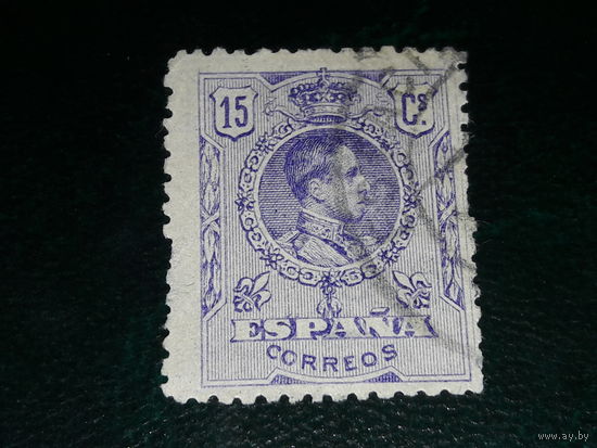 Испания 1909 Стандарт. Король Альфонсо XIII