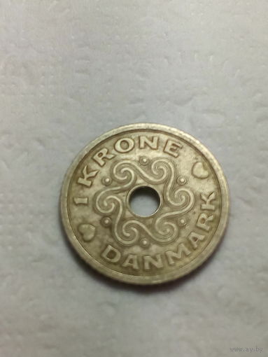 1 крона Дания  1992 год