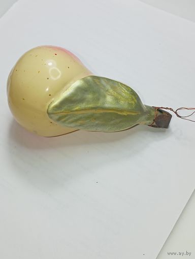 Ёлочная игрушка Груша , СССР .