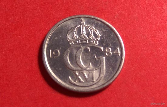 10 эре (оре) 1984. Швеция. XF!