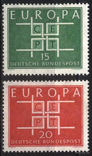 ГЕРМАНИЯ, ФРГ - 1963 [Mi. 406-407]*  чистая МН (DE04)