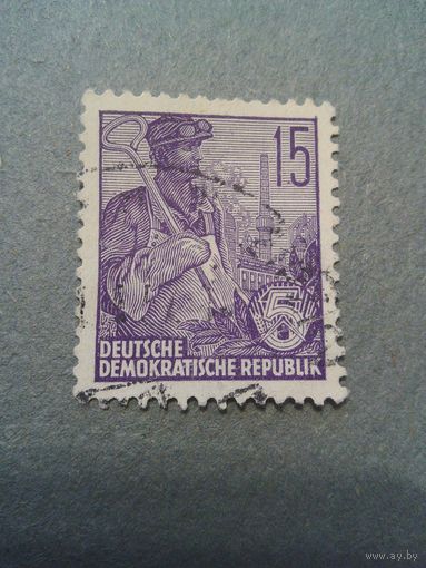 ГДР. Стандарт. 1957г. гашеная