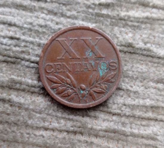 Werty71 Португалия 20 сентаво 1965