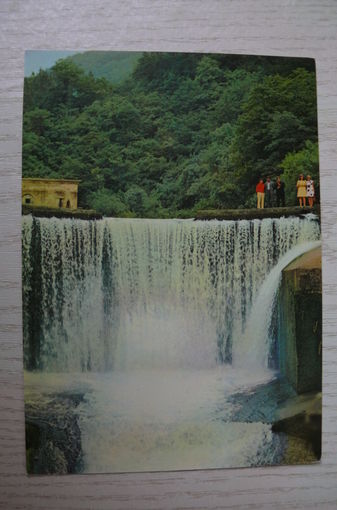 Кавказ. Водопад; чистая, Аэрофлот.